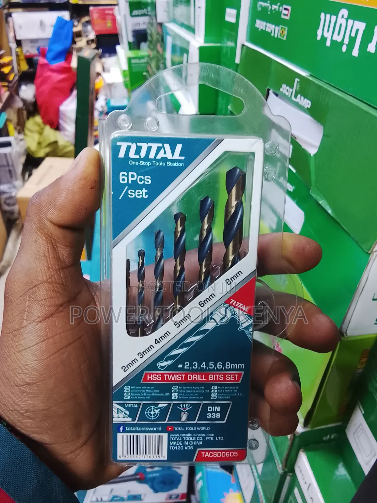 TOTAL HSS Twist Drill Bits Set (6 Pieces)