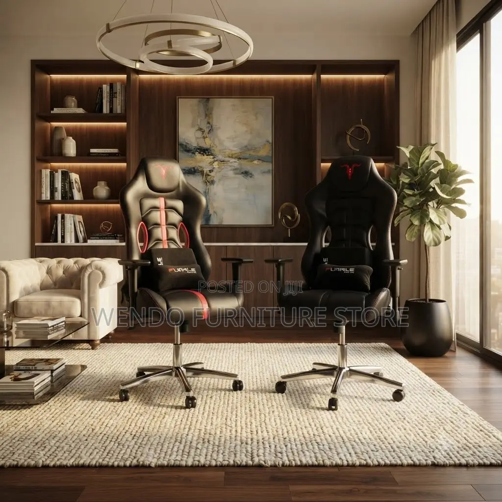 Office Chairs; Leather Studio Home Gaming Chairs