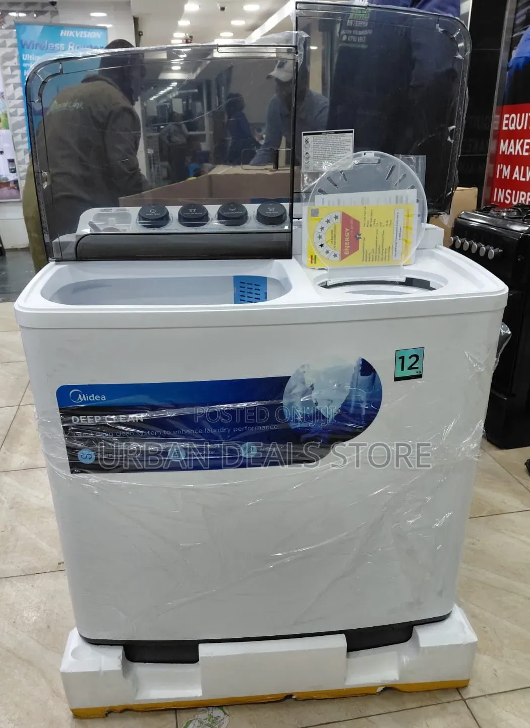 12KG Midea Twin Tub Washing Machine