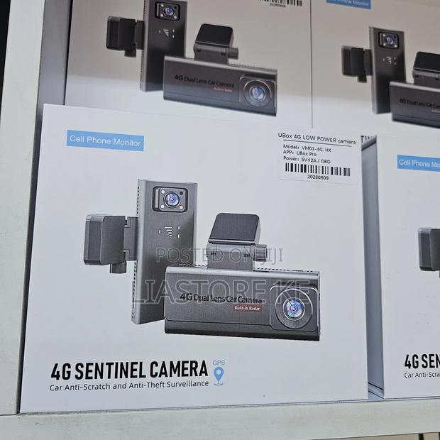 Dual Lens 4G Car Dash Camera With Live View and Motion Detection - main view