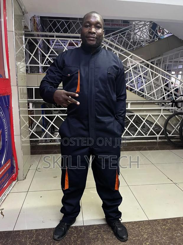 Cargo Pocket Overalls With Pockets