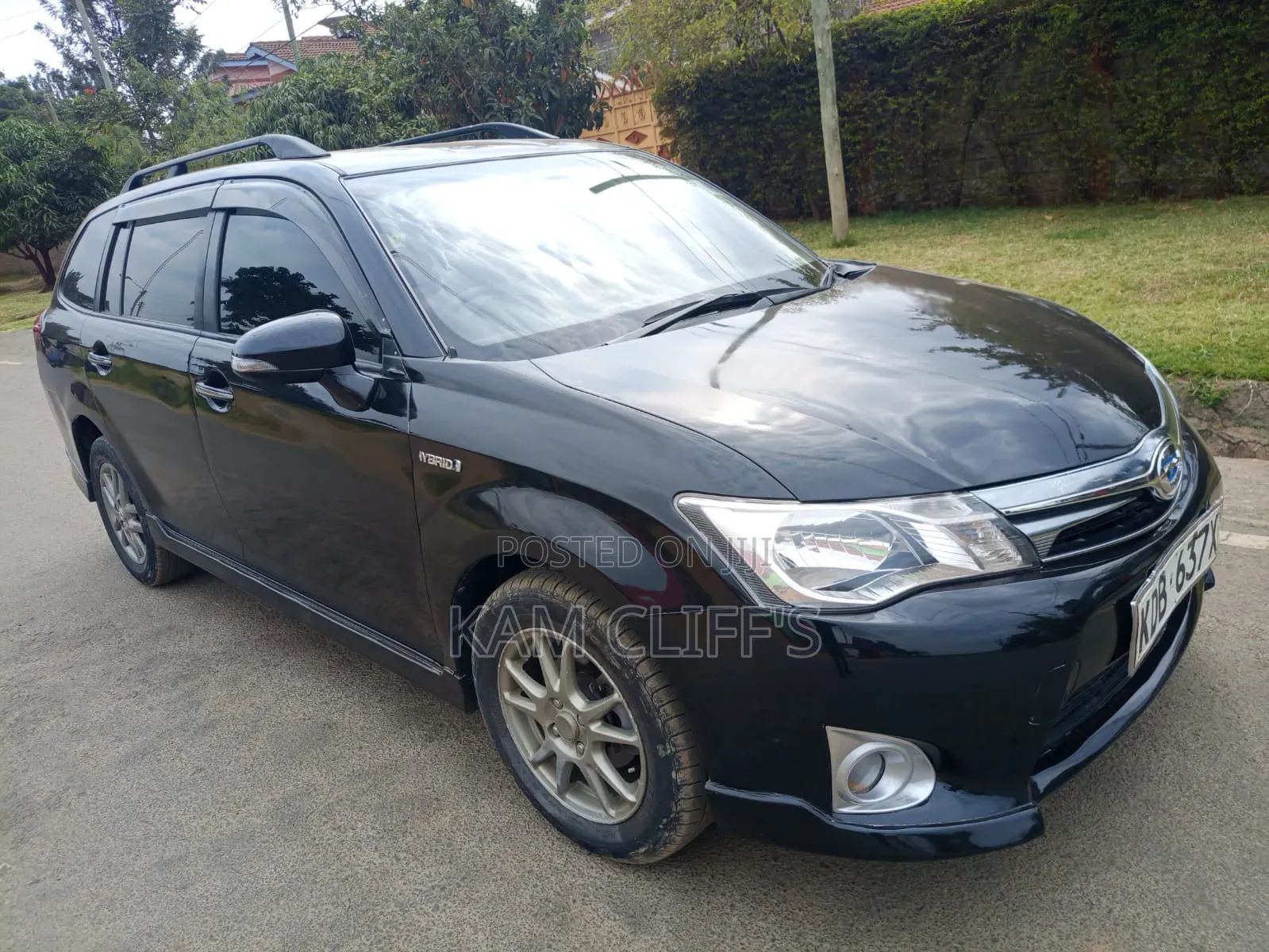 Toyota Corolla Fielder 2015 Black