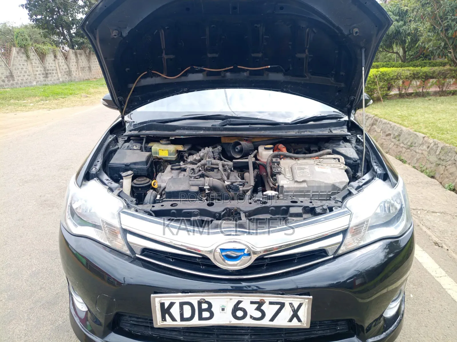 Toyota Corolla Fielder 2015 Black