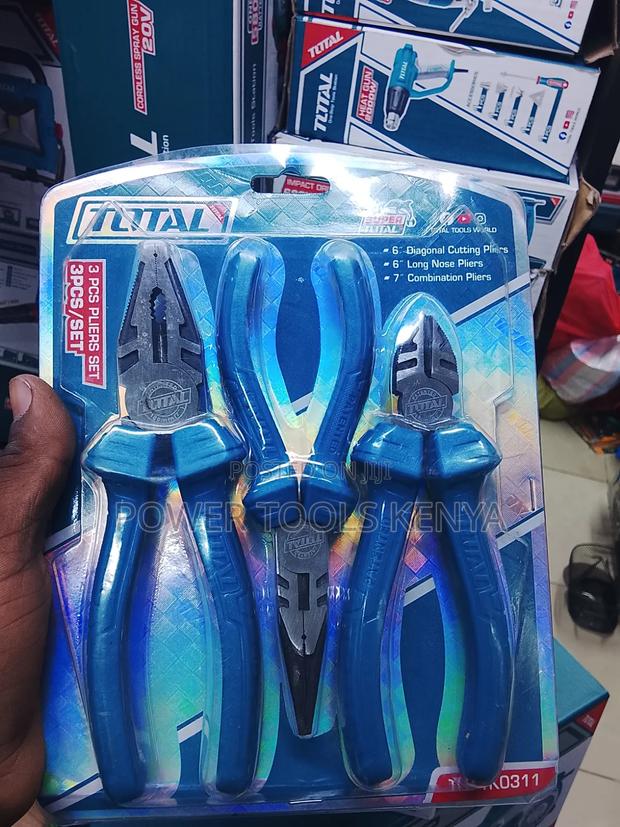 TOTAL 3-Piece Pliers Set - thumbnail 3