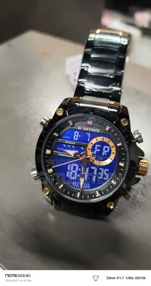 Naviforce 9163 Classic Black Men's Watch