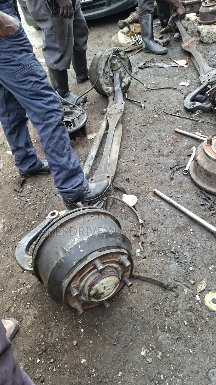 Front Axel Mitsubishi Fh 215