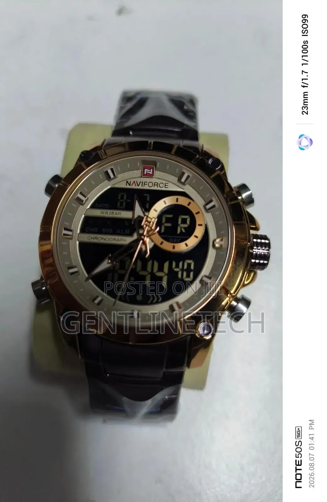 Naviforce 9163 Brown Gold Business Watch