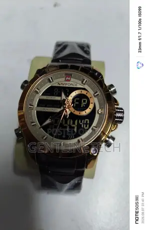 Naviforce 9163 Brown Gold Business Watch