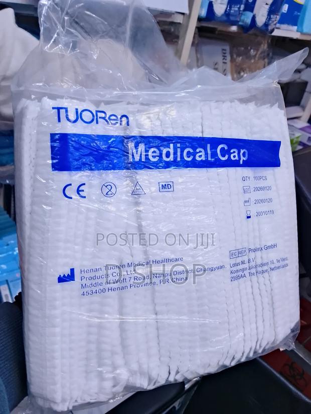 100pcs Medical Cap - thumbnail 2
