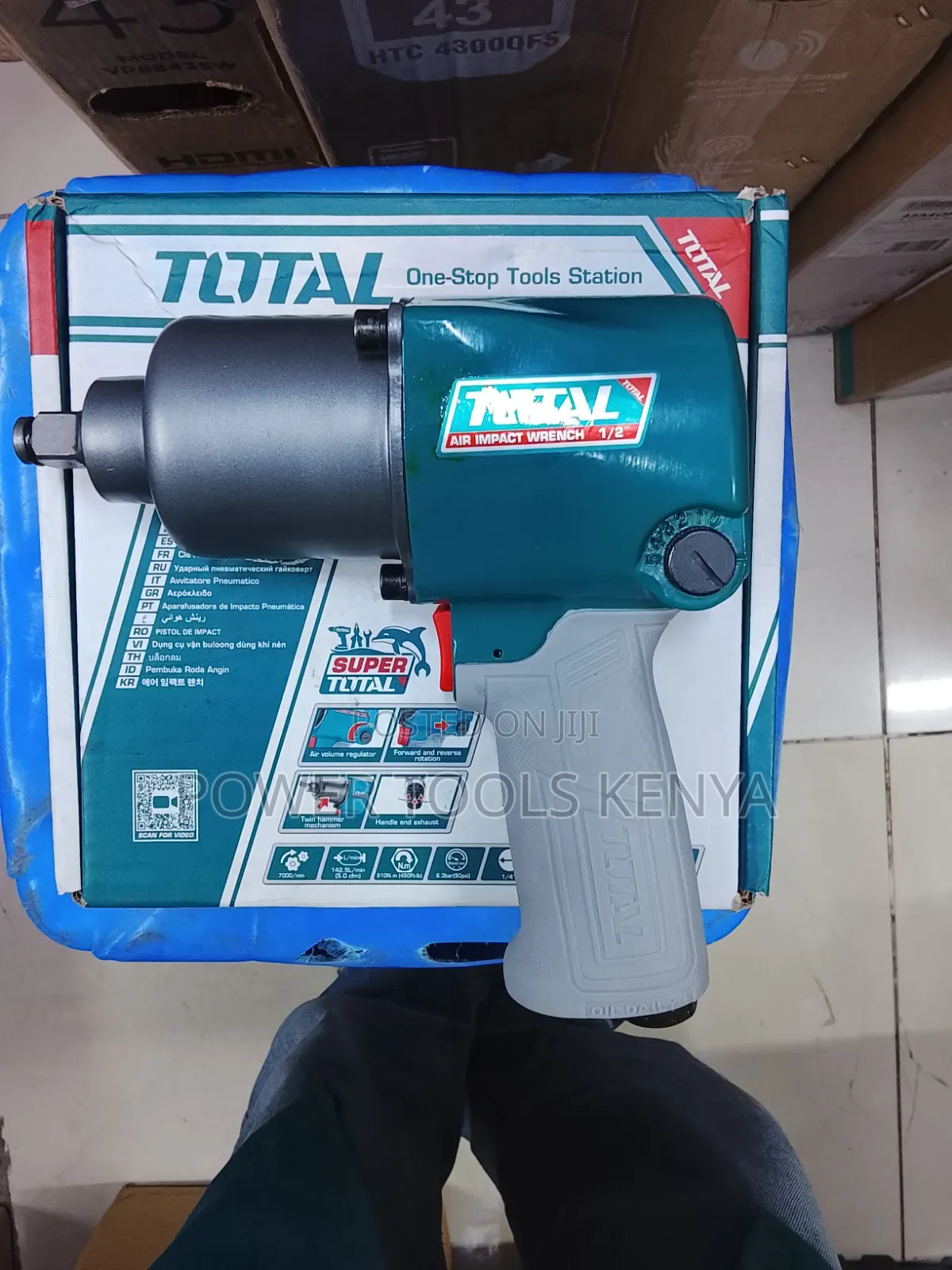 TOTAL 1/2" Air Impact Wrench (Pneumatic)