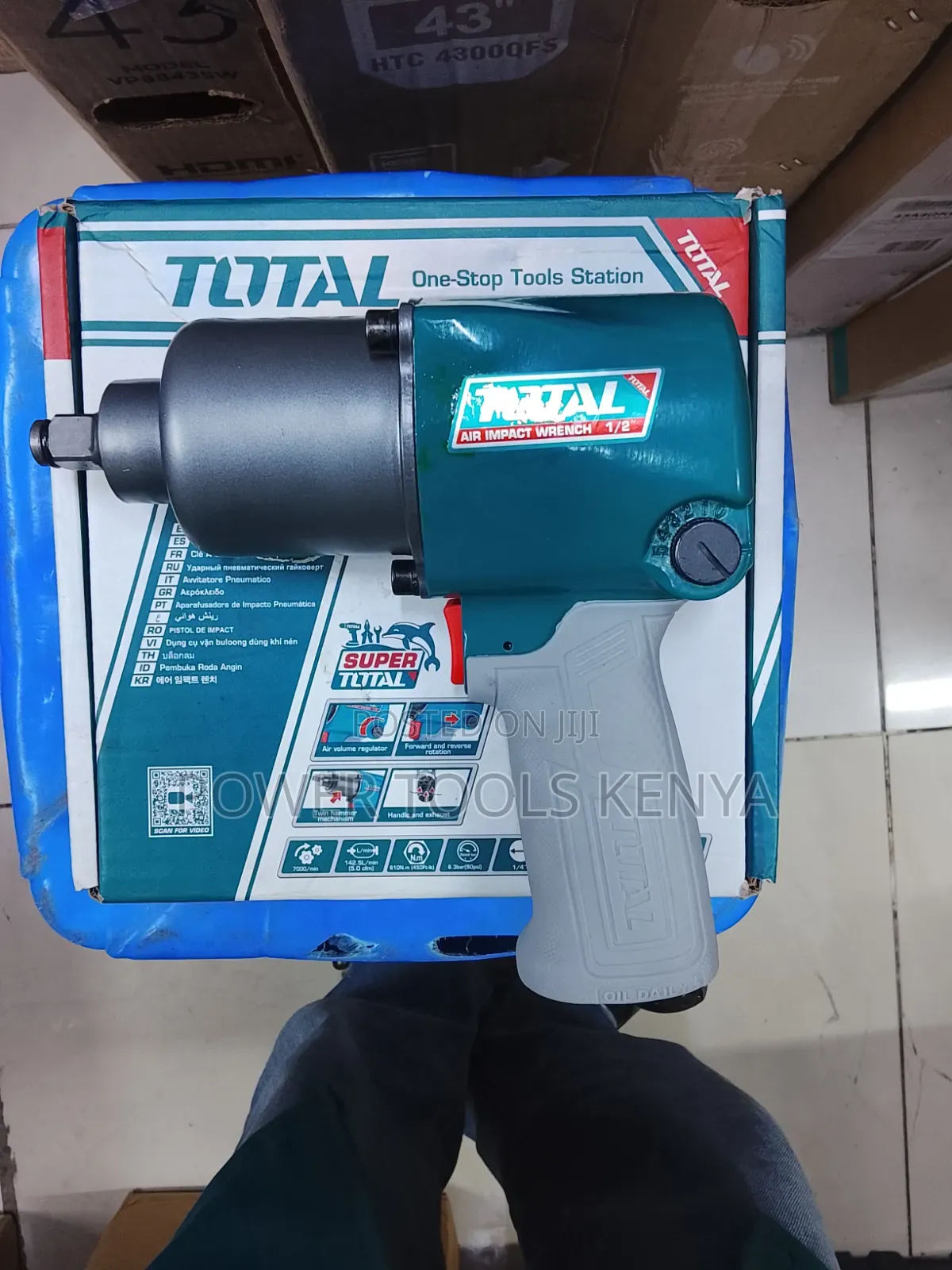 TOTAL 1/2" Air Impact Wrench (Pneumatic)