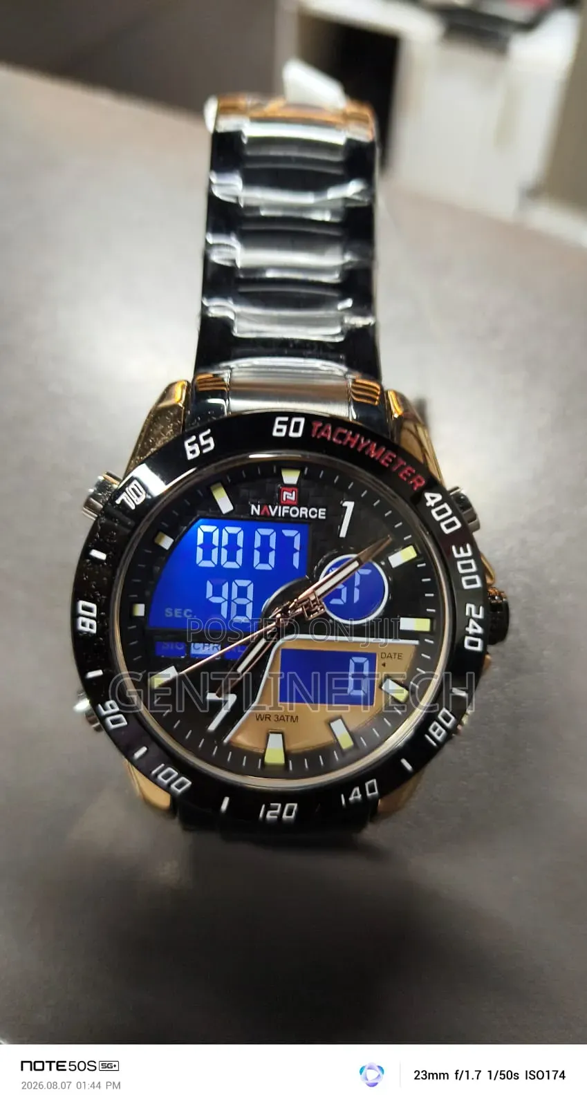 Original Naviforce 9171 Black Quartz Watch
