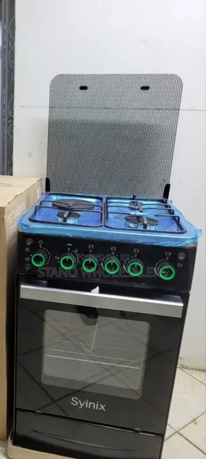 Black Syinix 50by50 Standing Cooker