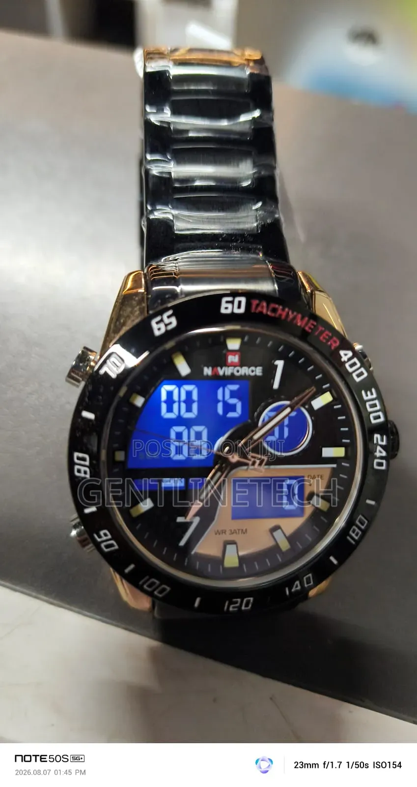 Naviforce 9171 Black Fashion Men's Watch