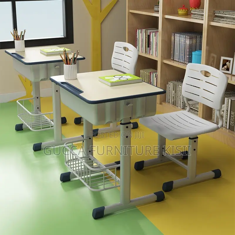 Kids Furniture; Adjustable Kids Desk and Chair