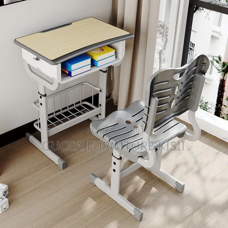 Kids Furniture; Adjustable Kids Desk and Chair