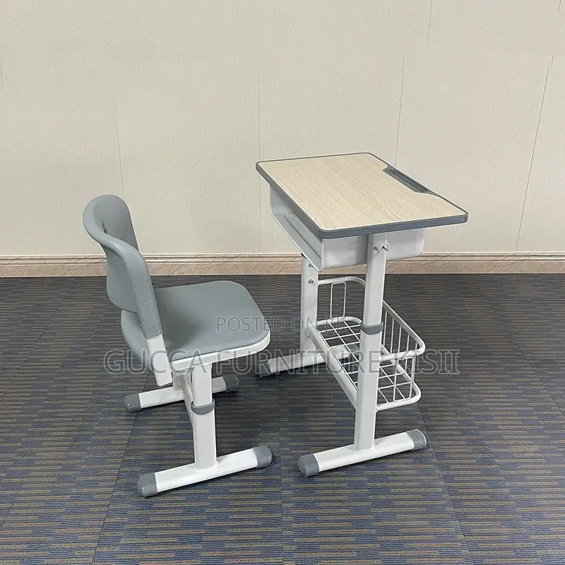 Kids Furniture; Adjustable Kids Desk and Chair