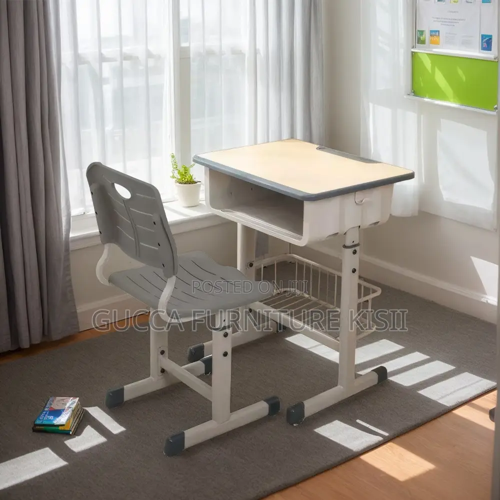 Kids Furniture; Adjustable Kids Desk and Chair