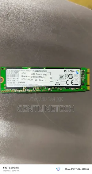 256GB M.2 NVMe SSD Single Notch