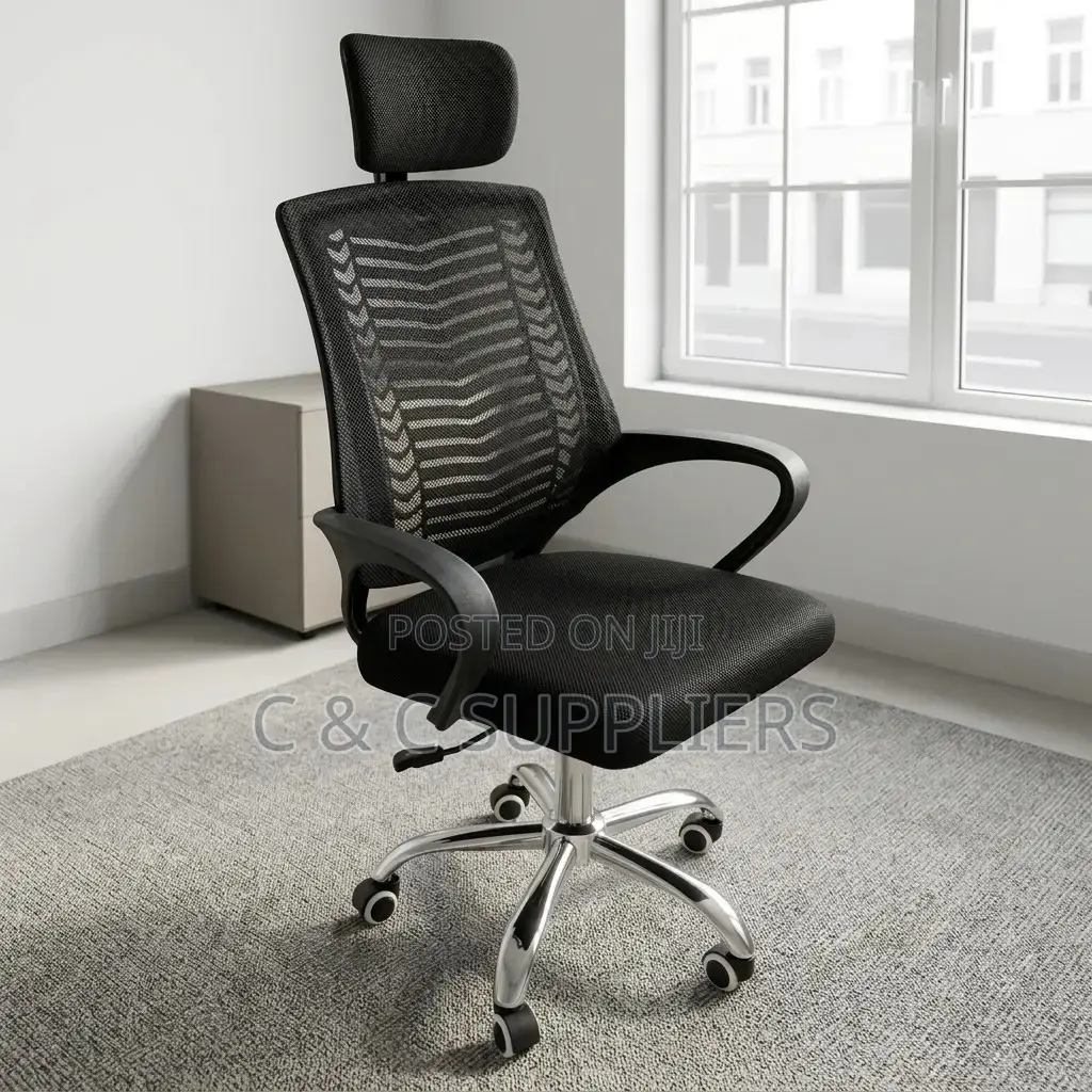 Home Study Mesh Chair With Headrest