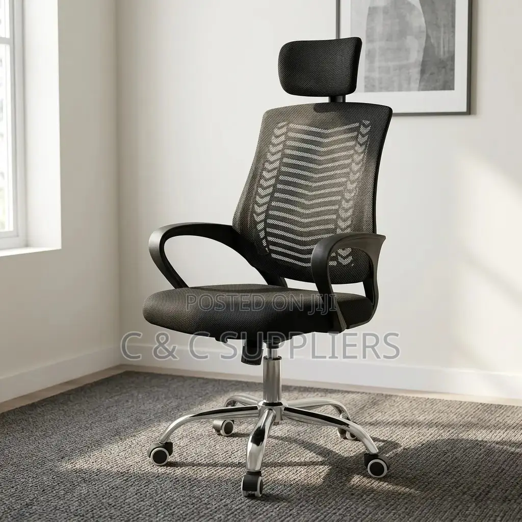 Home Study Mesh Chair With Headrest