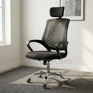 Home Study Mesh Chair With Headrest