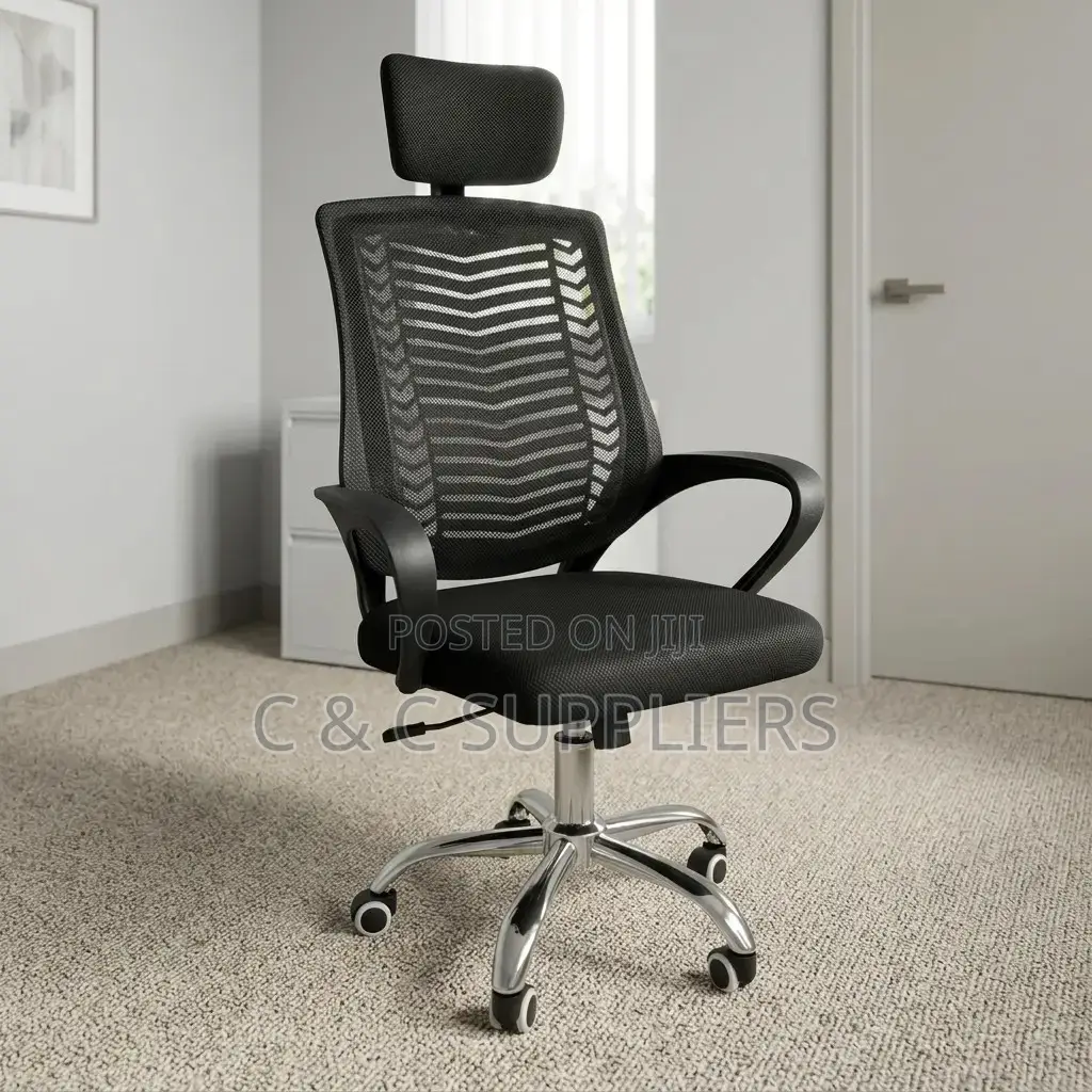 Home Study Mesh Chair With Headrest