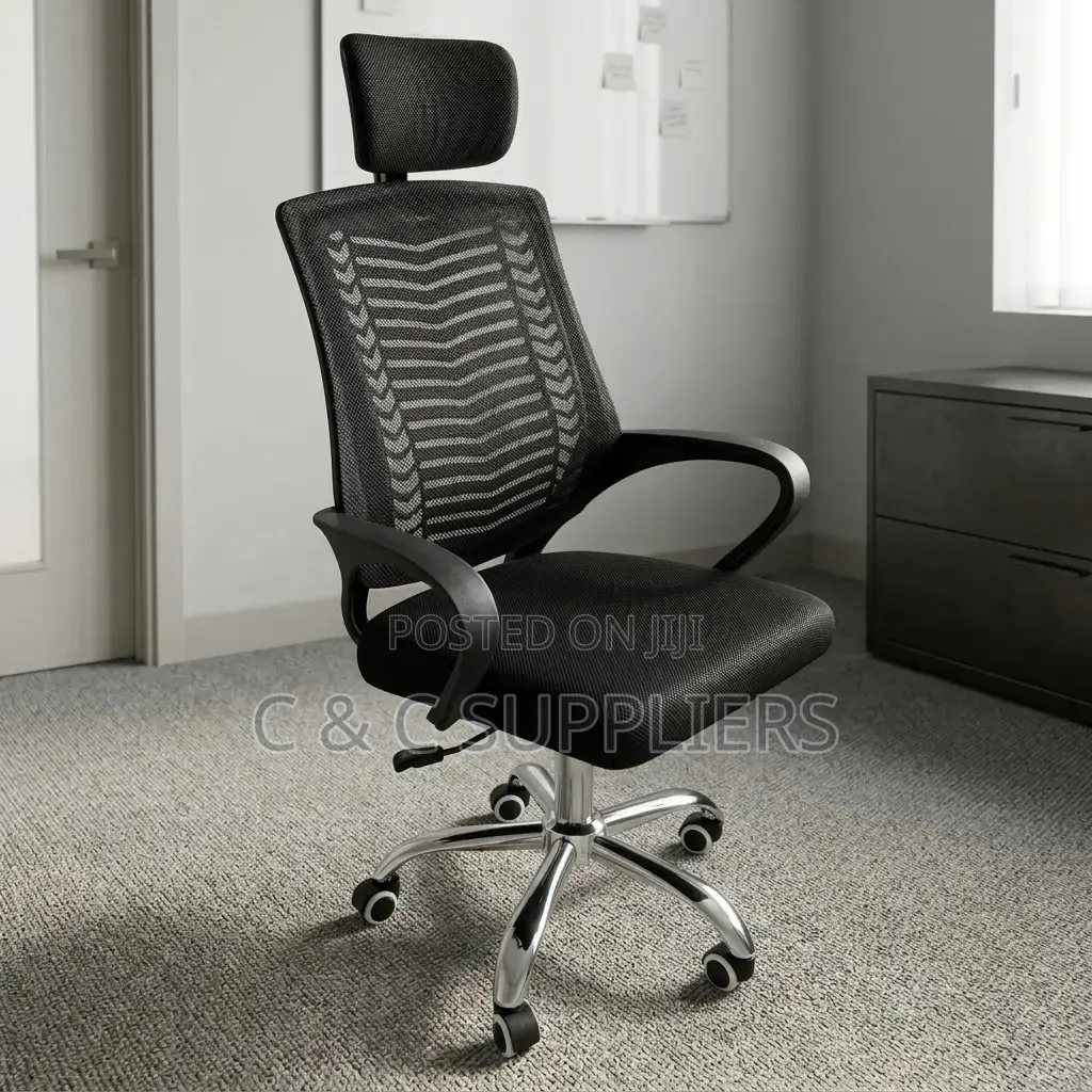 Home Study Mesh Chair With Headrest