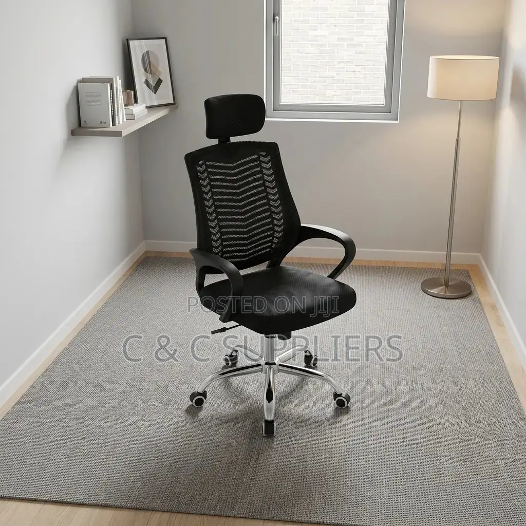 Home Study Mesh Chair With Headrest