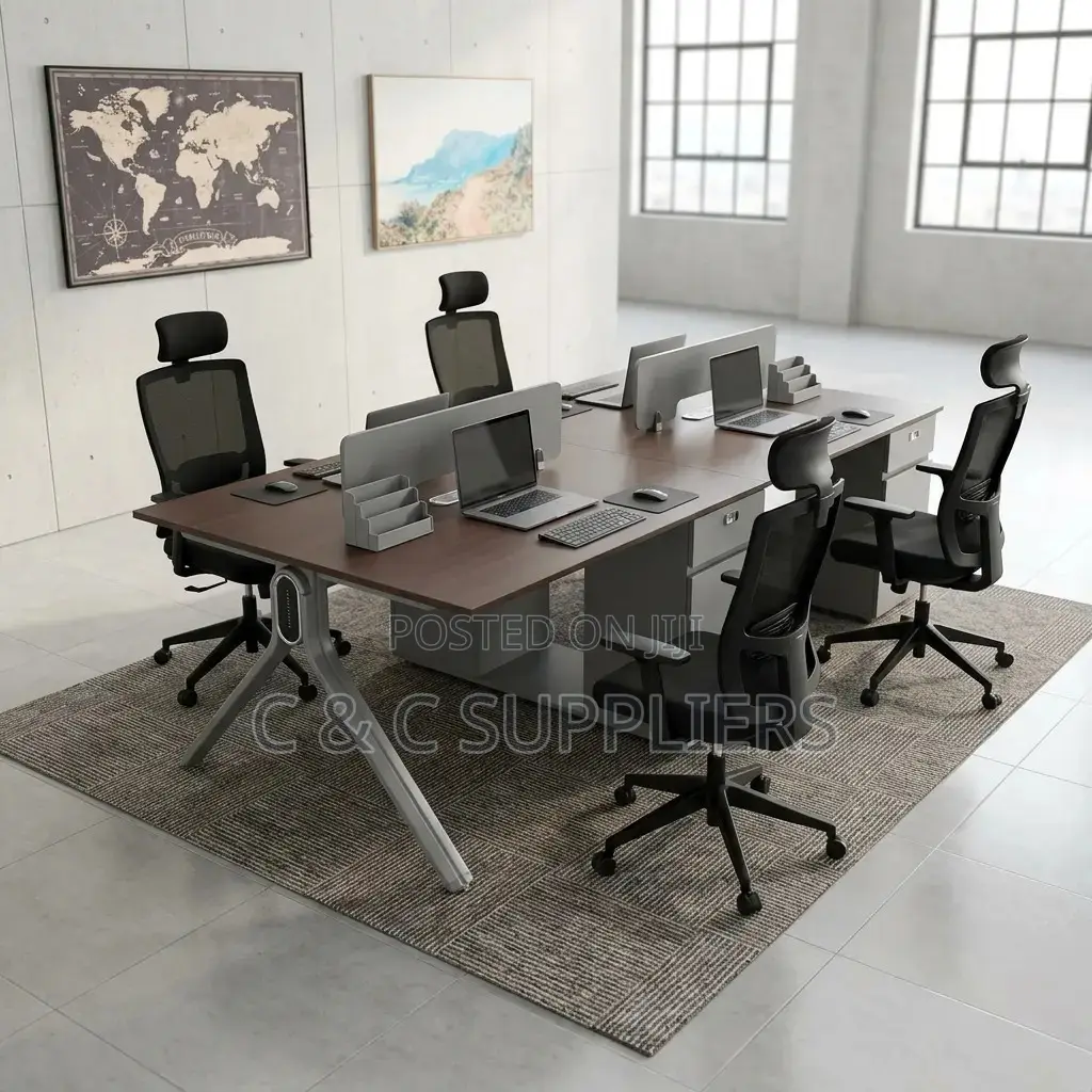 Modular 4-Seater Imported Workstation