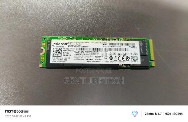 256GB M.2 SSD Single Notch Drive