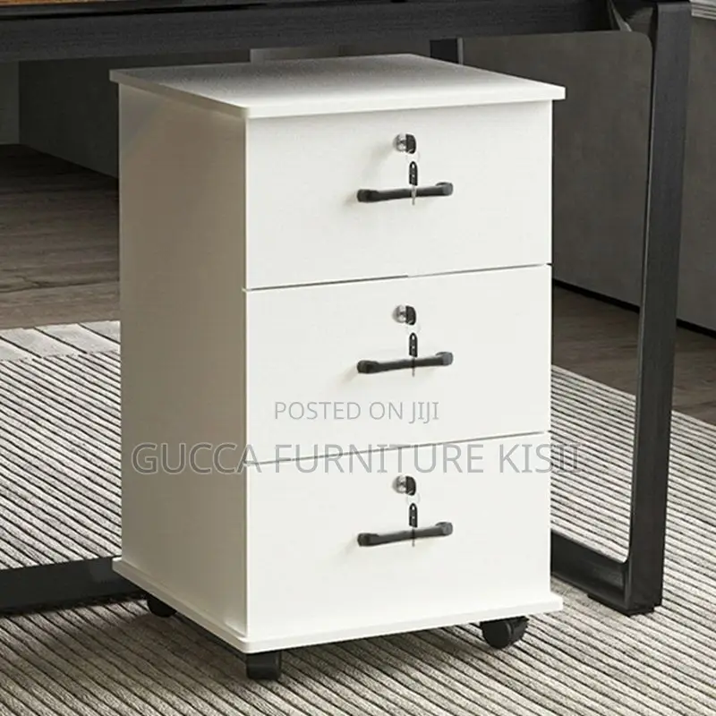 Office Cabinet; 3-Drawer Pedestal Office Cabinet