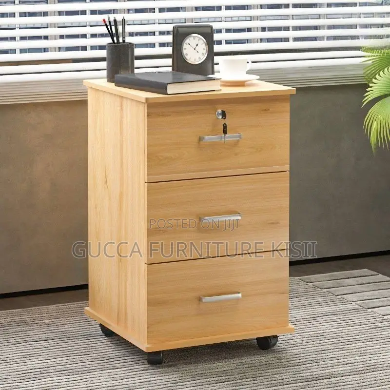 Office Cabinet; 3-Drawer Pedestal Office Cabinet