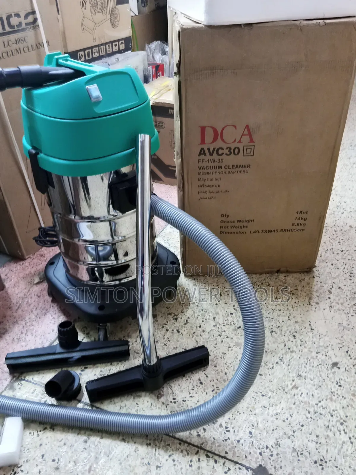 Commercial DCA Dry and Wet Vacuum Cleaner 30L