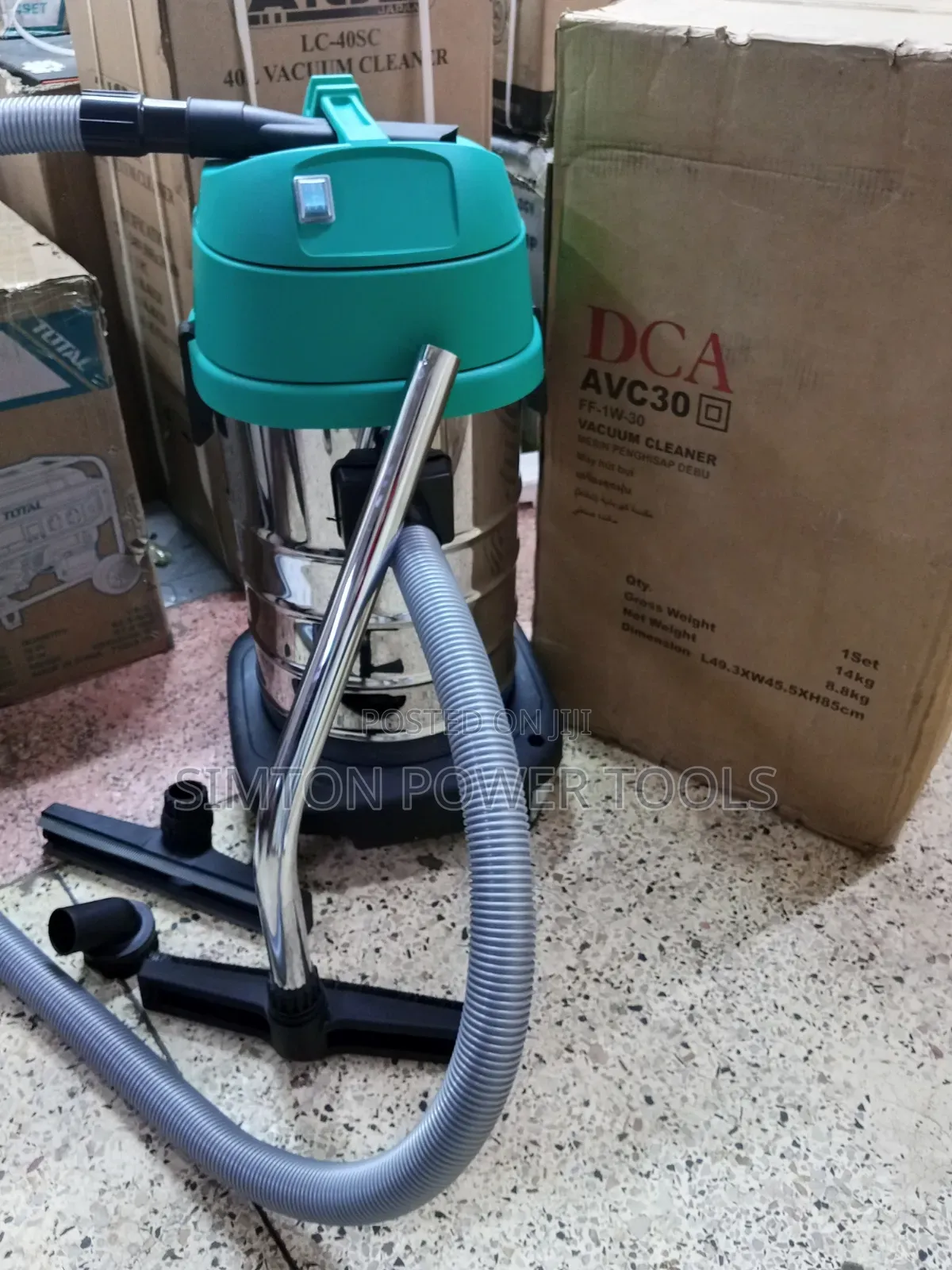 Commercial DCA Dry and Wet Vacuum Cleaner 30L