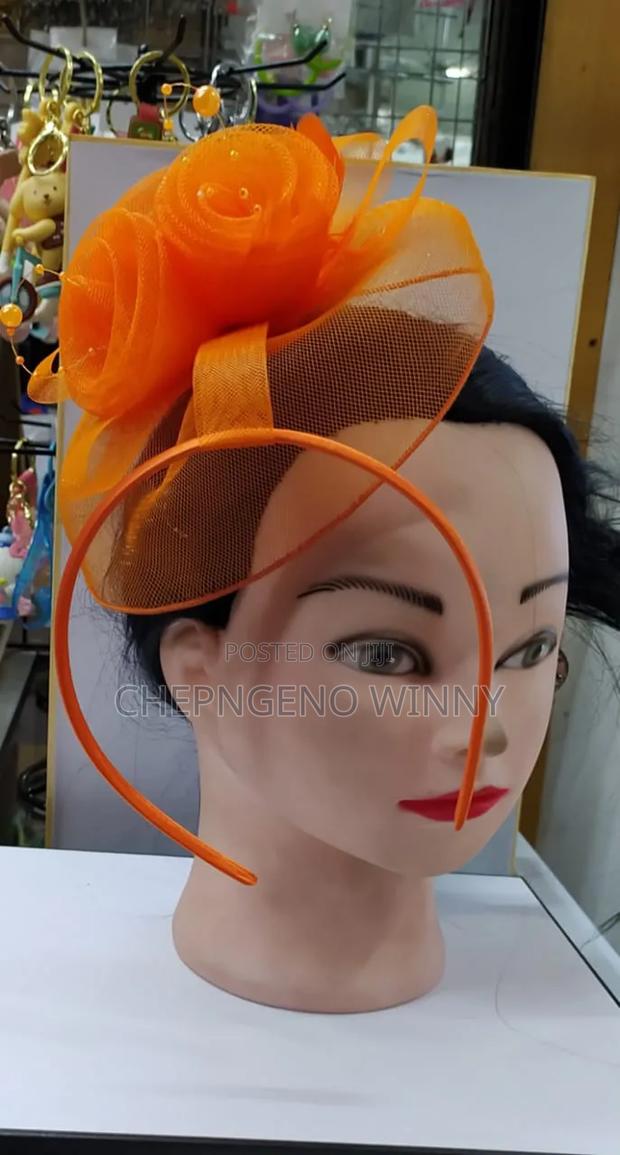 Orange and Yellow Fascinators