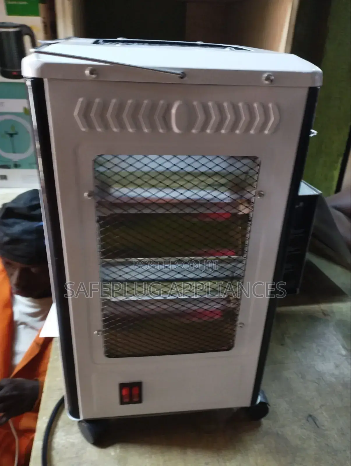 Nunix 5-Sided Quartz Room Heater With Adjustable Heat Settings