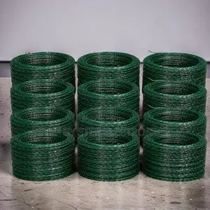 Quality Assured 100mm,200mm, 450mm 6m /8m/10m Length Barbed Razor Wire