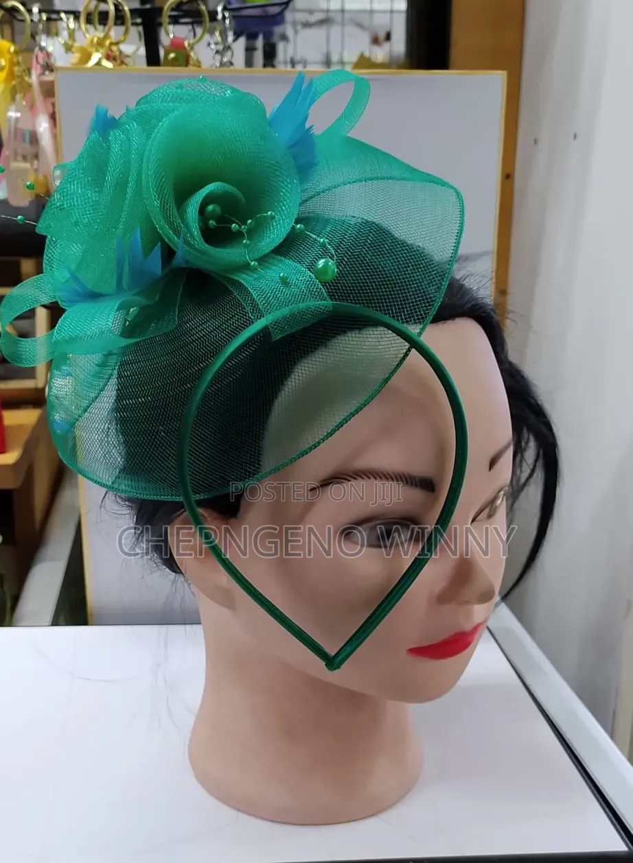 Green Fascinators