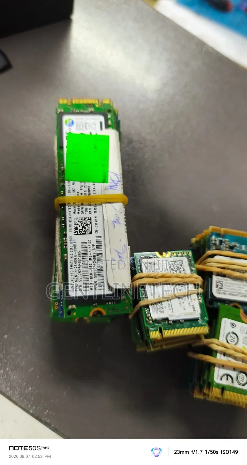 Samsung 128gb M.2 Sata SSD Double Notch