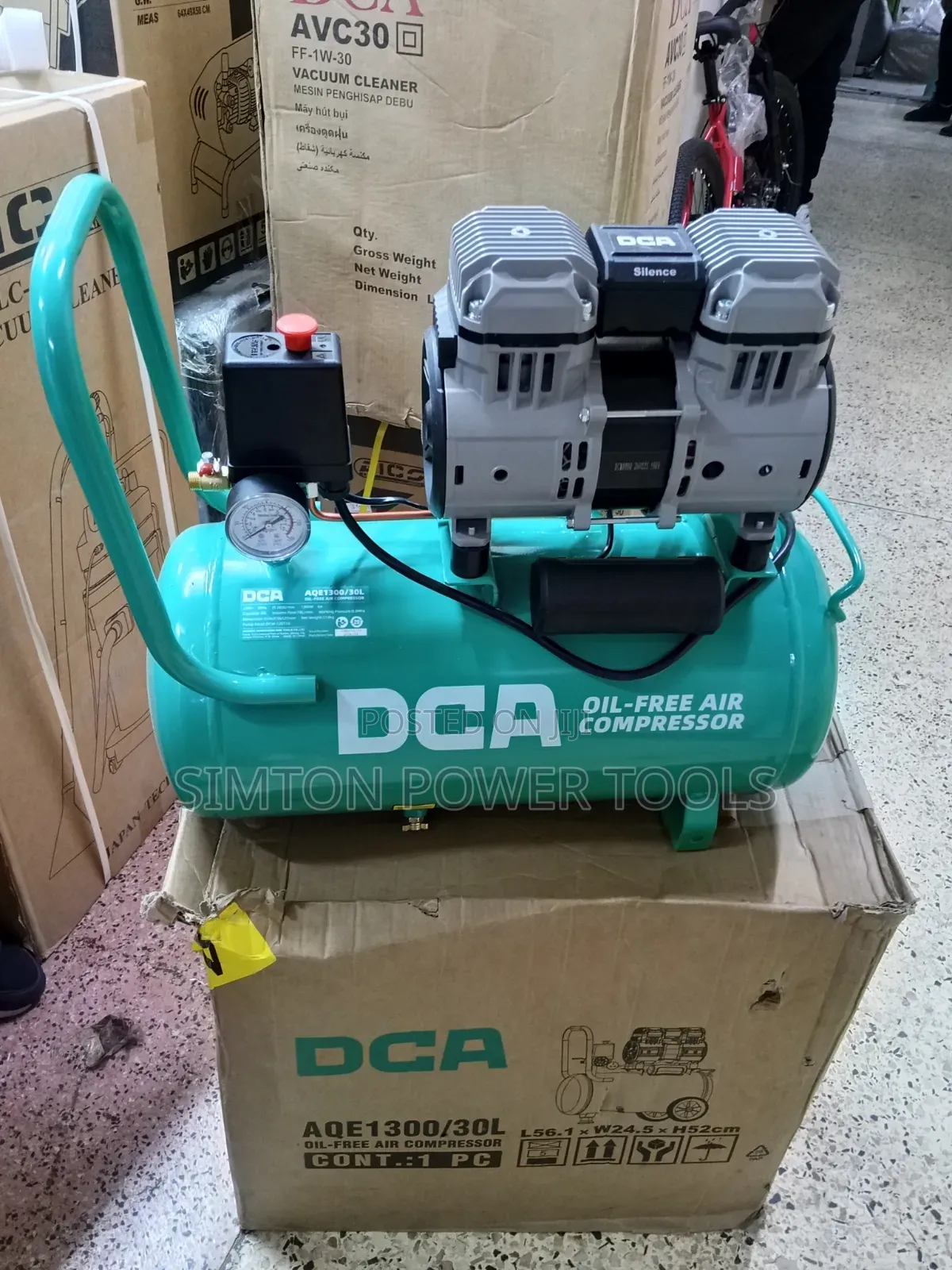 Dca 30L Silent Air Compressor