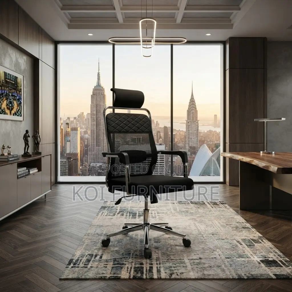 Office Chairs; High Back Metallic Executive Neolei Chair