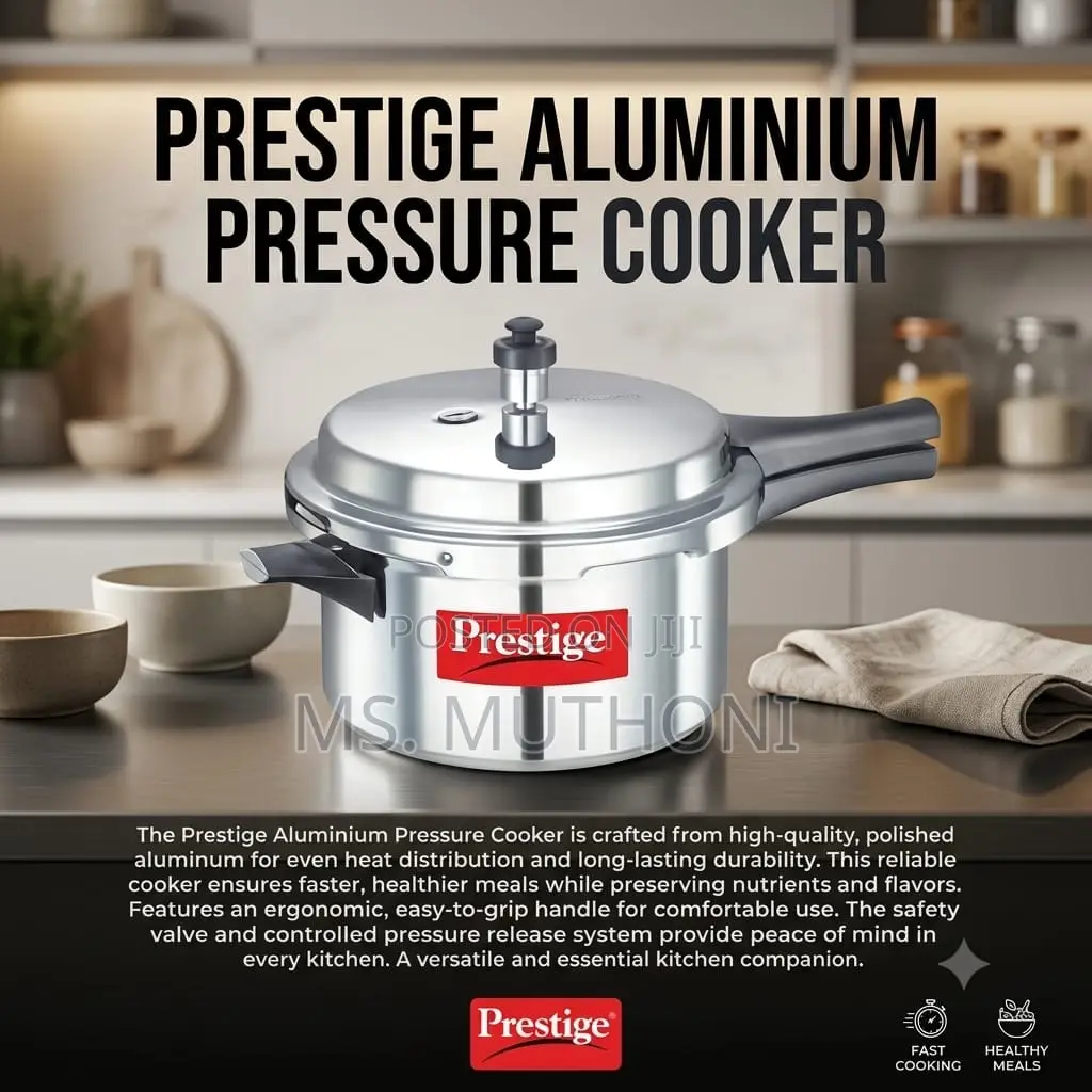 Prestige Aluminium Pressure Cooker (On 3l/ 7.5 L 10 L)