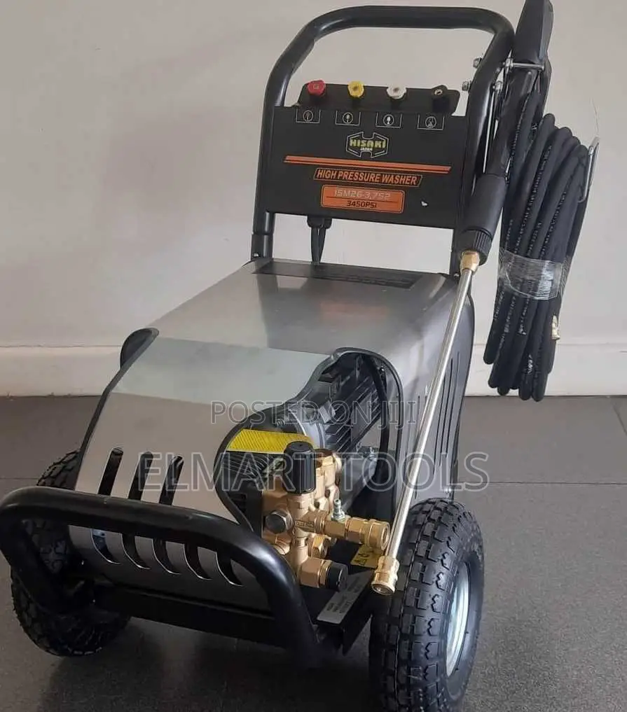 Hisaki Japan Electric Pressure Washer 3450psi 5hp Motor