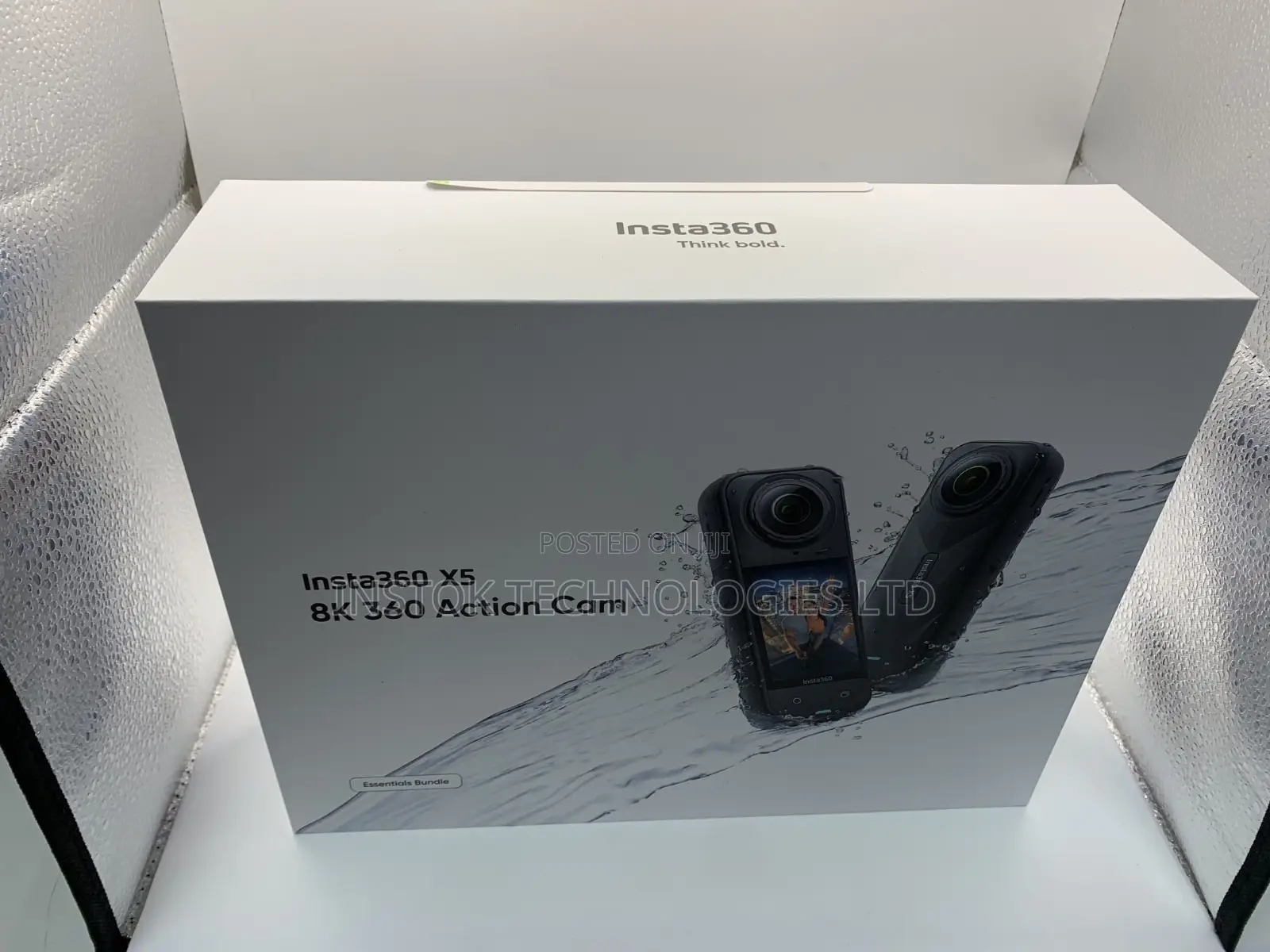 Insta360 X5 Waterproof 360° Action Camera - Essentials Bundle