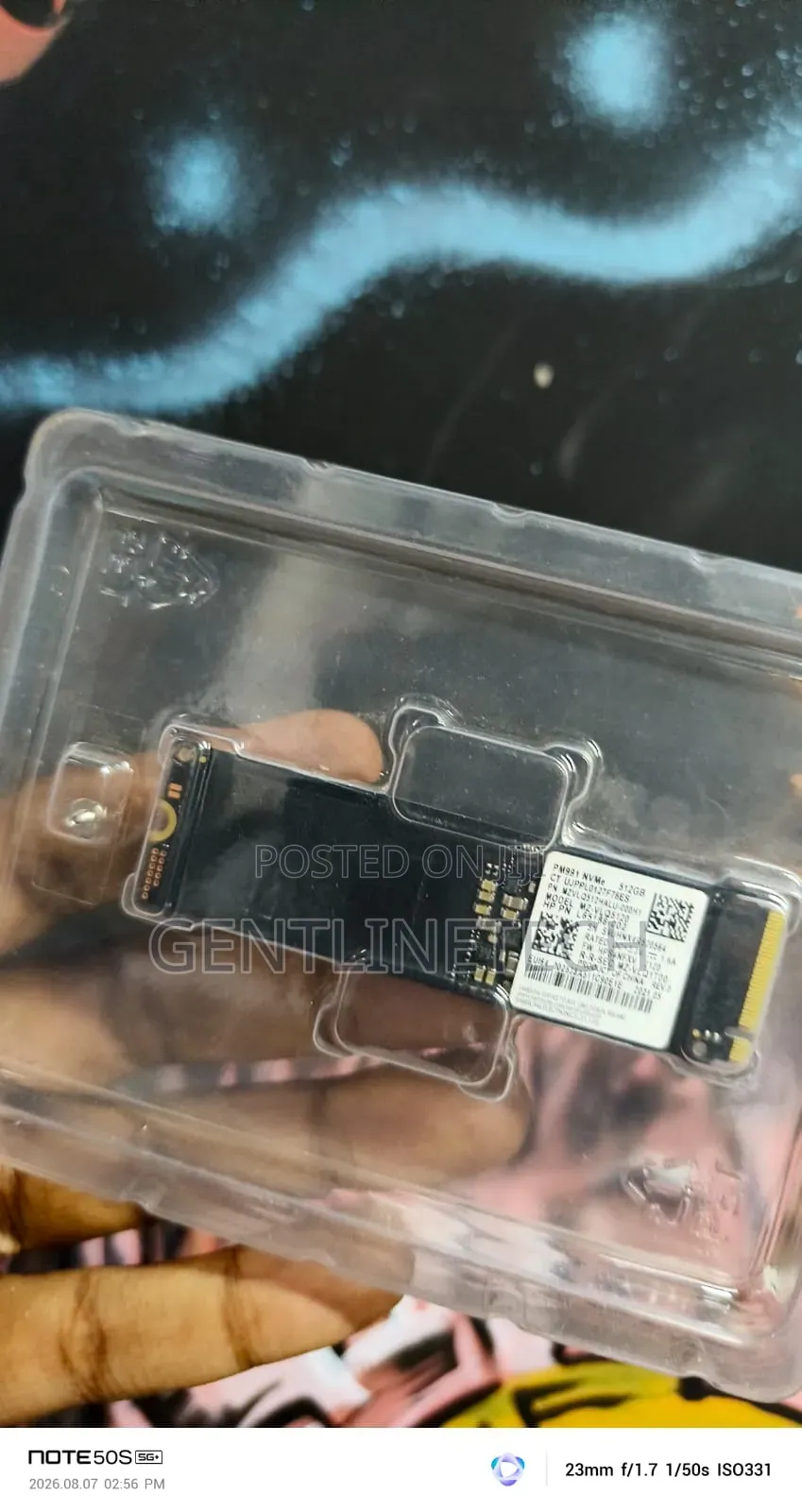 Samsung PM991 512GB Single Notch SSD