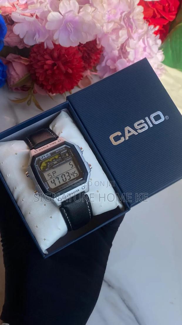 Leather CASIO WORLDTIME Watch - thumbnail 5