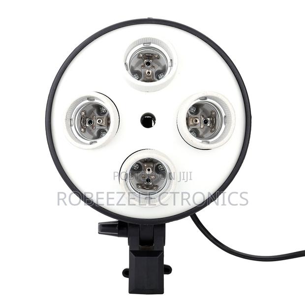 E27 4in1 Light Socket With Light Stand Swivel Mount Umbrella Holder