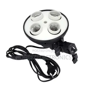 E27 4in1 Light Socket With Light Stand Swivel Mount Umbrella Holder