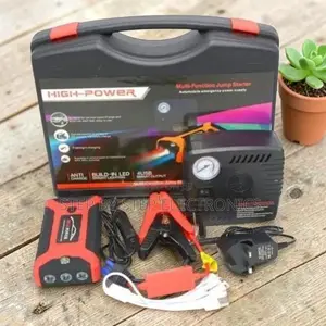 Smart Protection 99800mAh Emergency Car Jump Starter Air Compressor